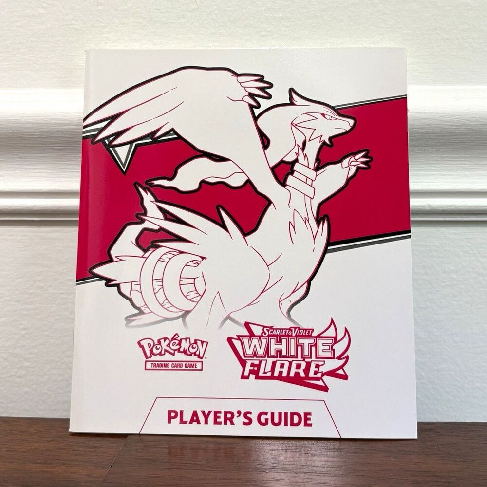 Pokémon Scarlet & Violet: White Flare Player’s Guide Reshiram Booklet English